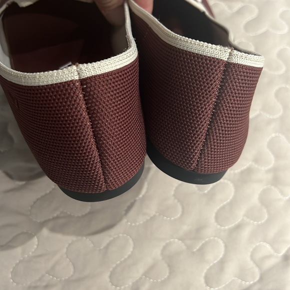 COPY - VIVAIA Round-Toe Patterned Loafers, Brick Red, Sz 7, very good condition. - Picture 6 of 6